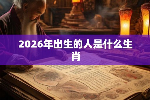 2026年出生的人是什么生肖 2026年出生的人是什么生肖