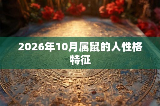 2026年10月属鼠的人性格特征