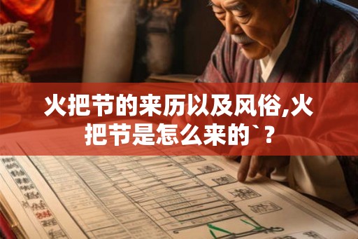 火把节的来历以及风俗,火把节是怎么来的`？