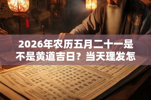 2026年农历五月二十一是不是黄道吉日?当天理发怎么样? 2026年农历五月二十一是不是黄道吉日?当天理发怎么样?