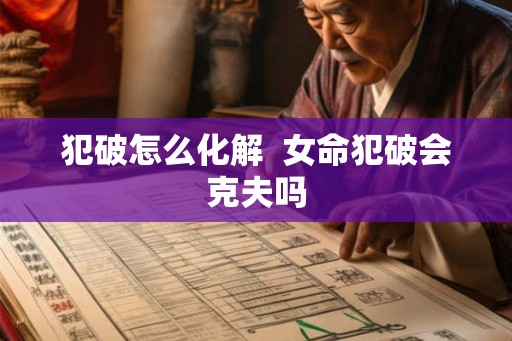 犯破怎么化解  女命犯破会克夫吗
