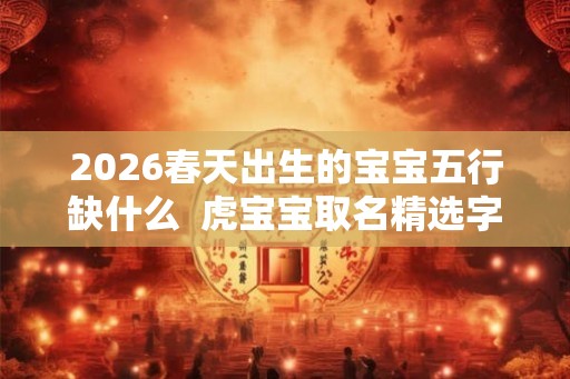 2026春天出生的宝宝五行缺什么  虎宝宝取名精选字