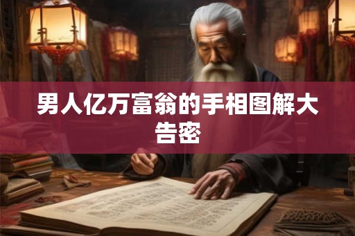 男人亿万富翁的手相图解大告密