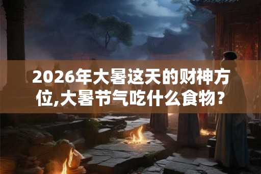 2026年大暑这天的财神方位,大暑节气吃什么食物？