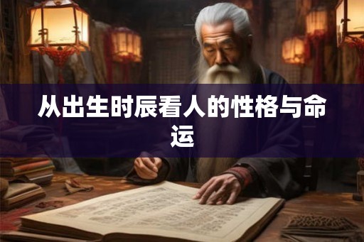 从出生时辰看人的性格与命运
