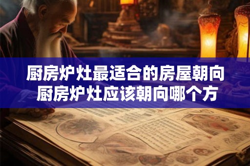 厨房炉灶最适合的房屋朝向 厨房炉灶应该朝向哪个方向 厨房炉灶最适合的房屋朝向 厨房炉灶应该朝向哪个方向