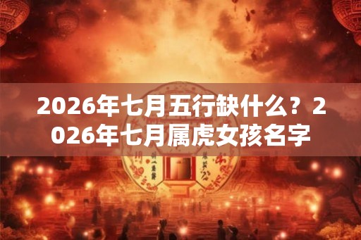 2026年七月五行缺什么？2026年七月属虎女孩名字