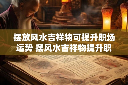 摆放风水吉祥物可提升职场运势 摆风水吉祥物提升职运