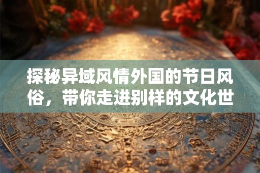 探秘异域风情外国的节日风俗,带你走进别样的文化世界! 探秘异域风情外国的节日风俗,带你走进别样的文化世界!