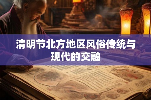 清明节北方地区风俗传统与现代的交融
