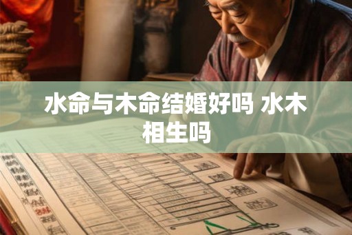 水命与木命结婚好吗 水木相生吗