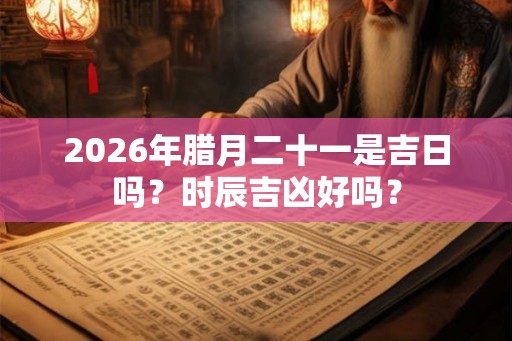 2026年腊月二十一是吉日吗？时辰吉凶好吗？