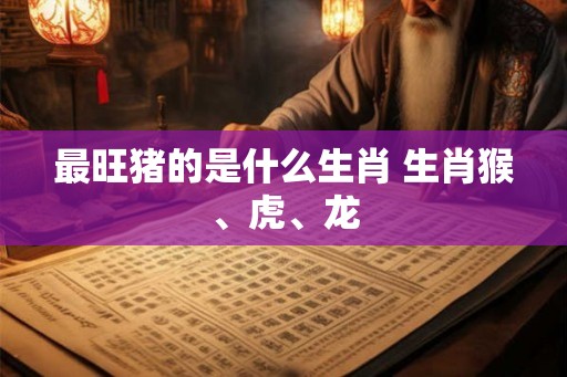最旺猪的是什么生肖 生肖猴、虎、龙 最旺猪的是什么生肖 生肖猴、虎、龙