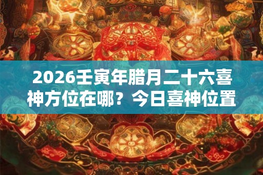 2026壬寅年腊月二十六喜神方位在哪？今日喜神位置