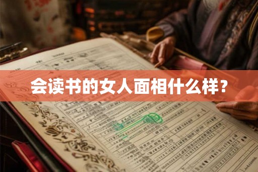 会读书的女人面相什么样？