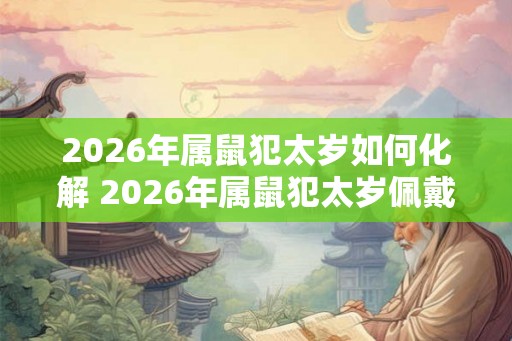2026年属鼠犯太岁如何化解 2026年属鼠犯太岁佩戴什么