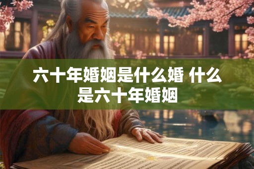 六十年婚姻是什么婚 什么是六十年婚姻 六十年婚姻是什么婚 什么是六十年婚姻