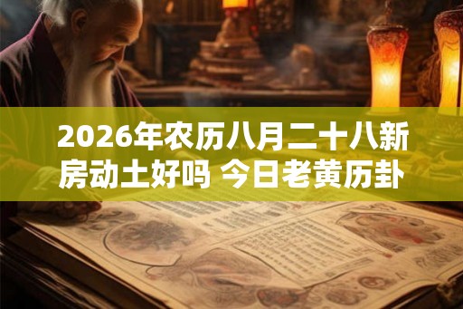 2026年农历八月二十八新房动土好吗 今日老黄历卦象