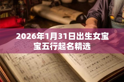 2026年1月31日出生女宝宝五行起名精选
