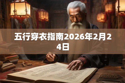 五行穿衣指南2026年2月24日
