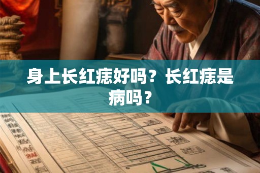 身上长红痣好吗？长红痣是病吗？