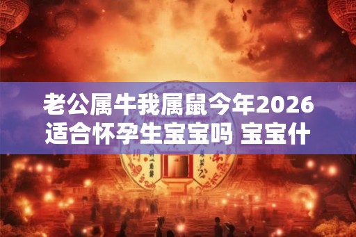老公属牛我属鼠今年2026适合怀孕生宝宝吗 宝宝什么时候出生好