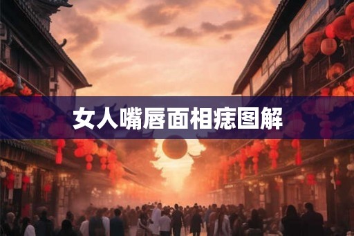 女人嘴唇面相痣图解