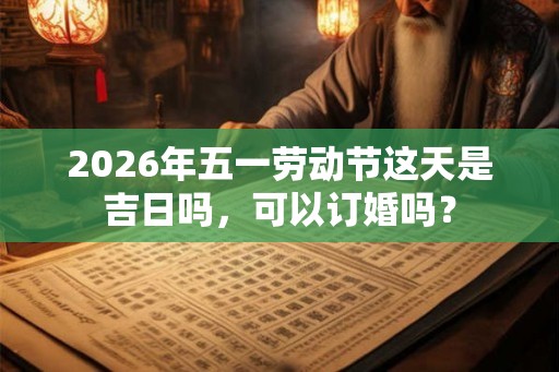2026年五一劳动节这天是吉日吗，可以订婚吗？