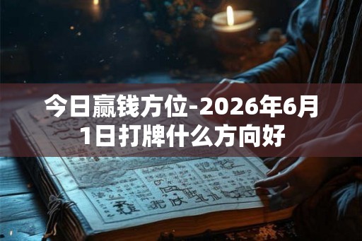 今日赢钱方位-2026年6月1日打牌什么方向好