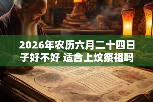 2026年农历六月二十四日子好不好 适合上坟祭祖吗
