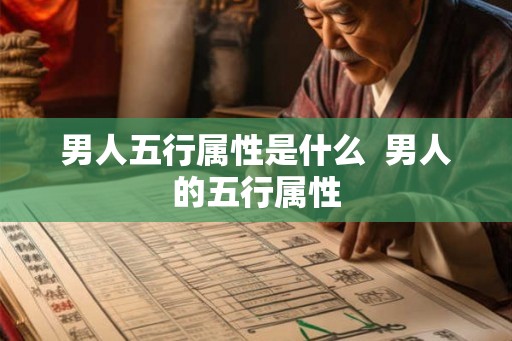 男人五行属性是什么  男人的五行属性