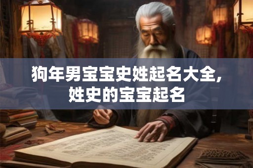 狗年男宝宝史姓起名大全,姓史的宝宝起名 狗年男宝宝史姓起名大全,姓史的宝宝起名
