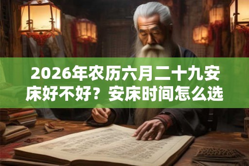 2026年农历六月二十九安床好不好？安床时间怎么选？