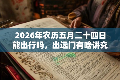 2026年农历五月二十四日能出行吗,出远门有啥讲究? 2026年农历五月二十四日能出行吗,出远门有啥讲究?