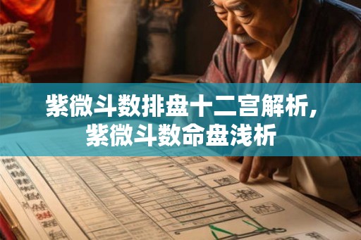 紫微斗数排盘十二宫解析,紫微斗数命盘浅析 紫微斗数排盘十二宫解析,紫微斗数命盘浅析