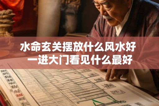 水命玄关摆放什么风水好 一进大门看见什么最好