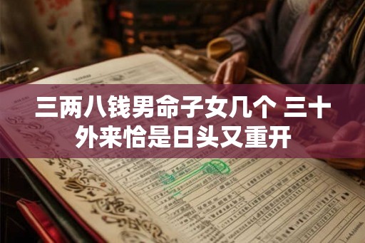 三两八钱男命子女几个 三十外来恰是日头又重开