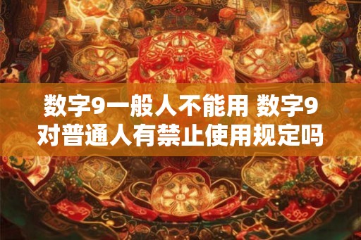 数字9一般人不能用 数字9对普通人有禁止使用规定吗 数字9一般人不能用 数字9对普通人有禁止使用规定吗