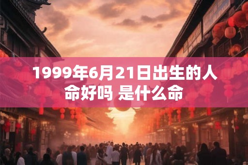 1999年6月21日出生的人命好吗 是什么命 1999年6月21日出生的人命好吗 是什么命