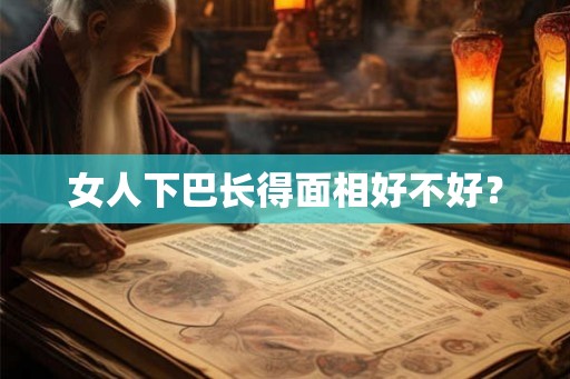 女人下巴长得面相好不好？