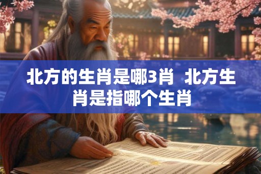 北方的生肖是哪3肖  北方生肖是指哪个生肖