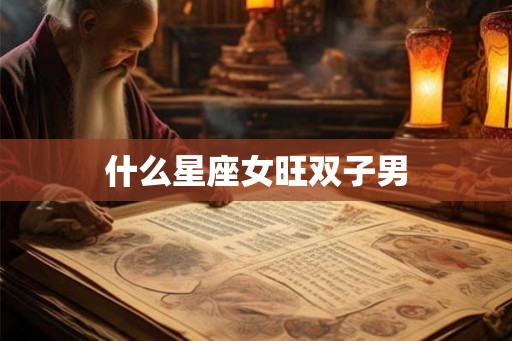 什么星座女旺双子男