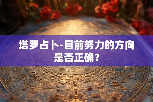 塔罗占卜-目前努力的方向是否正确？