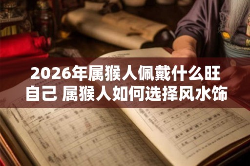 2026年属猴人佩戴什么旺自己 属猴人如何选择风水饰品