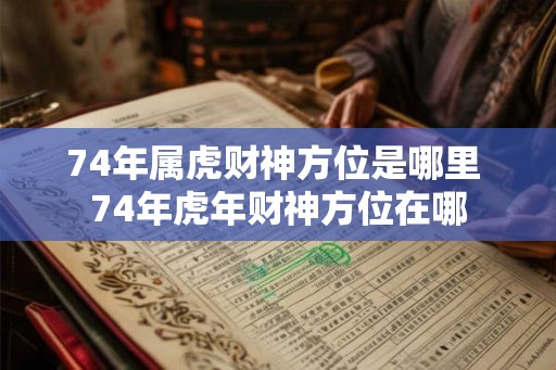 74年属虎财神方位是哪里 74年虎年财神方位在哪