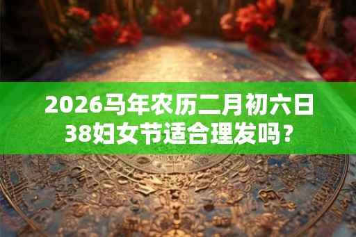 2026马年农历二月初六日38妇女节适合理发吗？