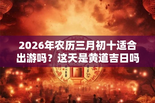2026年农历三月初十适合出游吗?这天是黄道吉日吗? 2026年农历三月初十适合出游吗?这天是黄道吉日吗?
