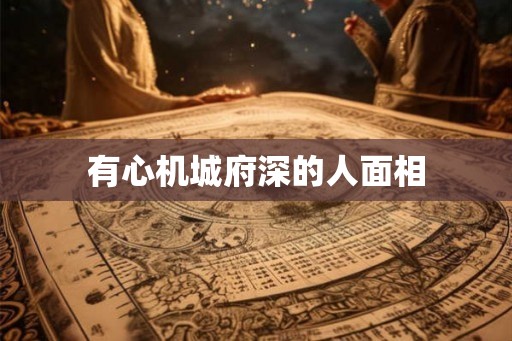 有心机城府深的人面相