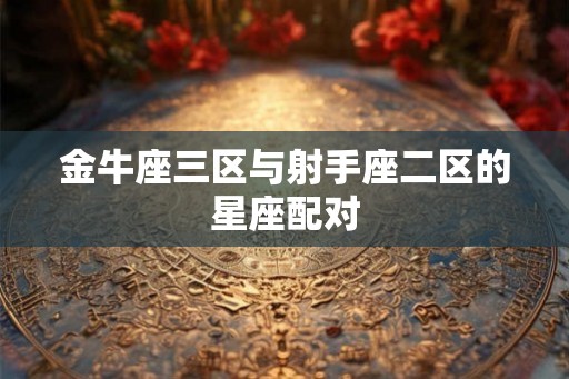 金牛座三区与射手座二区的星座配对