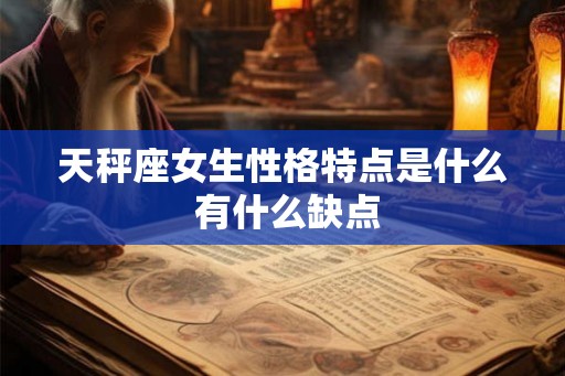 天秤座女生性格特点是什么 有什么缺点 天秤座女生性格特点是什么 有什么缺点